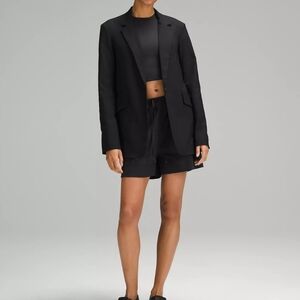 Lululemon NWT Relaxed-Fit Twill Blazer In Black Size Small